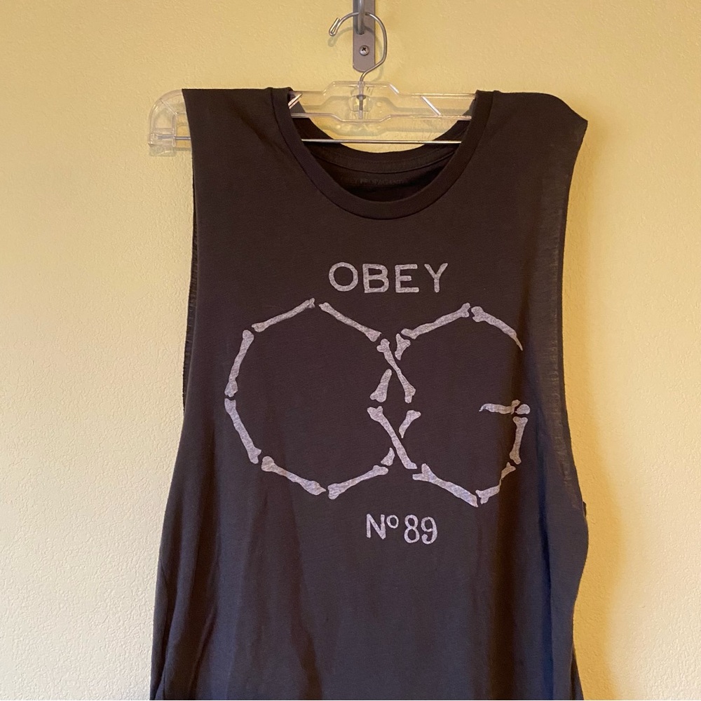 Obey Brownish Grey Tank Top - Picture 2 of 5